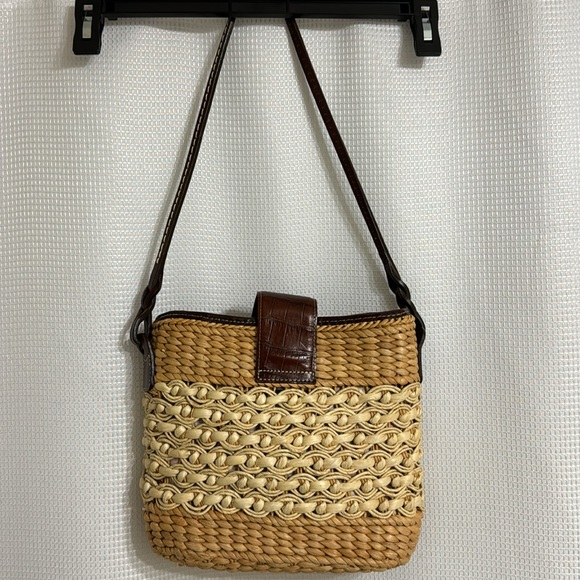 Vintage Brighton Straw shoulder bag. - Picture 2 of 7